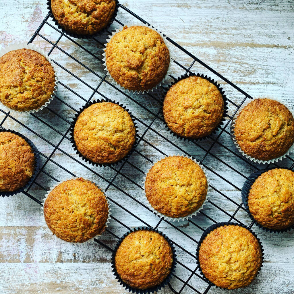 carrot cake muffins 2