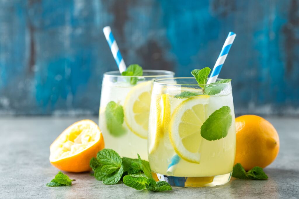 lemon gin fizz smaller