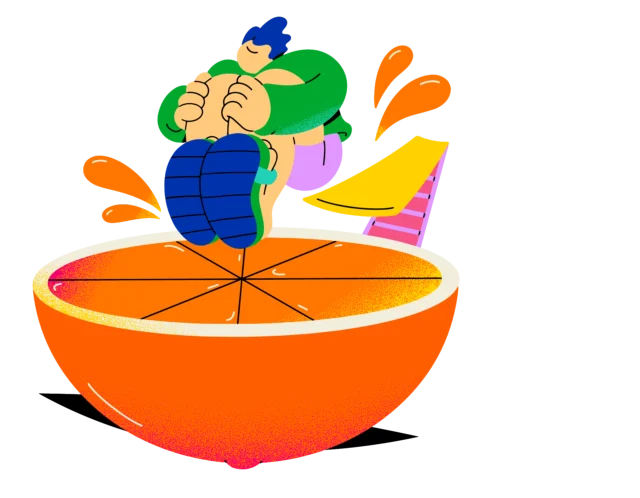Jumbo oranges illustration Jumbo oranges illustration